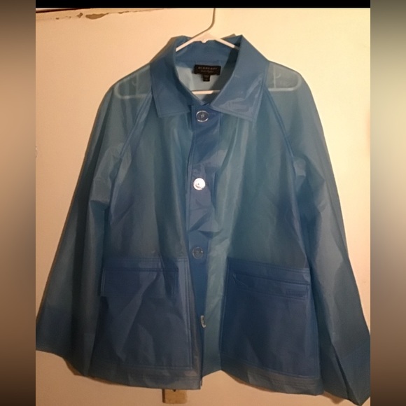 Burberry soft plastic rain proof jacket